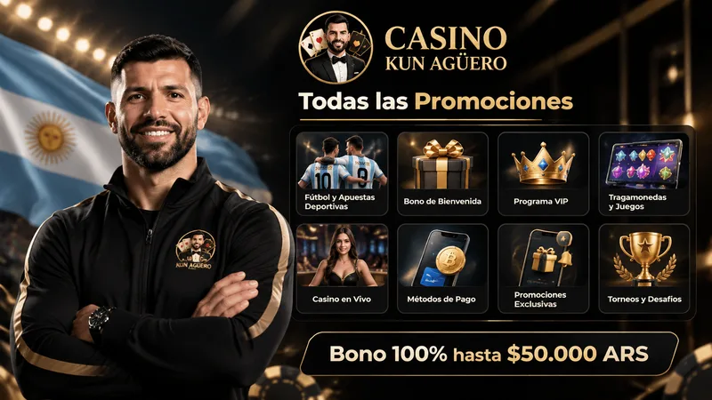 Promociones disponibles en Kun Aguero